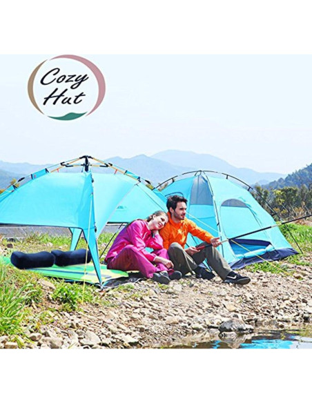 Almohada de Camping Cozy Hut Espuma Viscoelástica 41.9x19.8cm