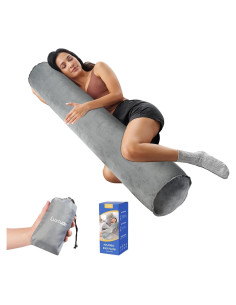 Almohada Corporal Inflable Luxtude 120 cm para Viajar