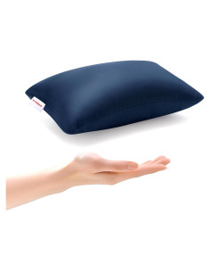 Almohada Pequeña Pro Goleem 28x15 cm Hipoalergénica Azul Marino