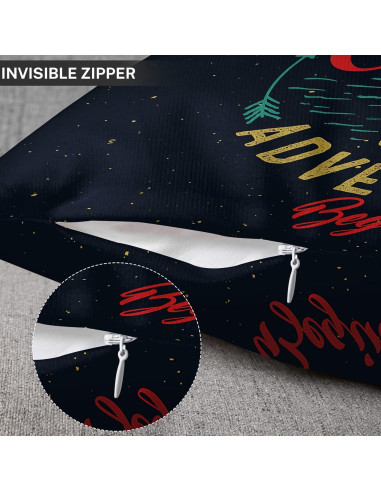 Conjunto de 4 Fundas de Cojín Emvency Vintage 40x40 cm