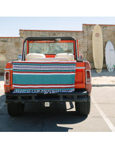 Manta Mexicana Laguna Beach Textile Co Verde Rústico 177.8x121.9cm 2