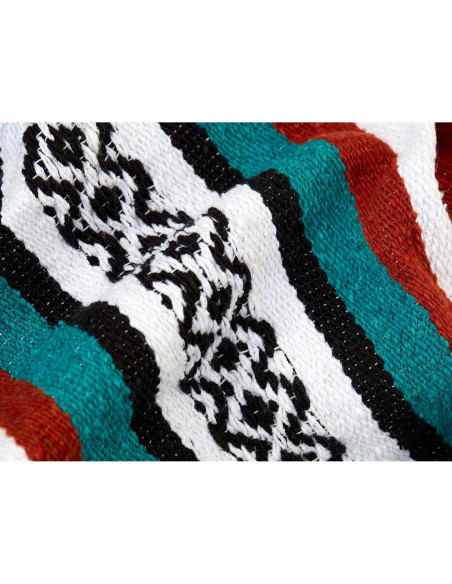 Manta Mexicana Laguna Beach Textile Co Verde Rústico 177.8x121.9cm