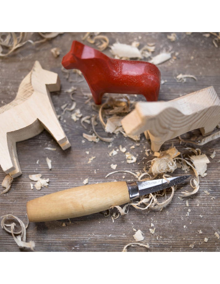 Cuchillo de Tallado Morakniv FT04264 - Acero Laminado 165 mm Cuchillo de Tallado Morakniv FT04264 - Acero Laminado 165 mm