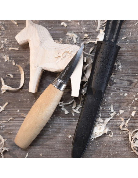 Cuchillo de Tallado Morakniv FT04264 - Acero Laminado 165 mm Cuchillo de Tallado Morakniv FT04264 - Acero Laminado 165 mm