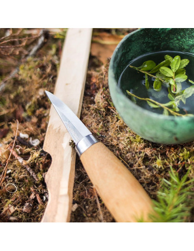 Cuchillo de Tallado Morakniv FT04264 - Acero Laminado 165 mm