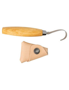 Cuchillo de Carving Morakniv M-13385 con Funda de Cuero