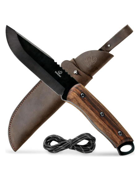 Cuchillo Fijo BeaverCraft BSH4 Full Tang Acero Carbono 12.7cm