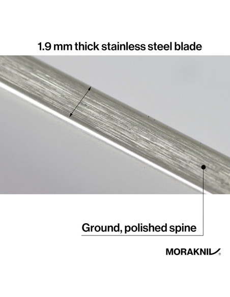 Cuchillo Morakniv Clásico No. 3 de Acero al Carbono 13.5 cm Cuchillo Morakniv Clásico No. 3 de Acero al Carbono 13.5 cm