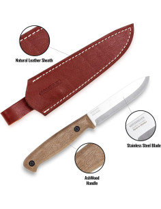Cuchillo de Camping BPSKNIVES BS1FT SSH - Acero Inoxidable 95mm 2