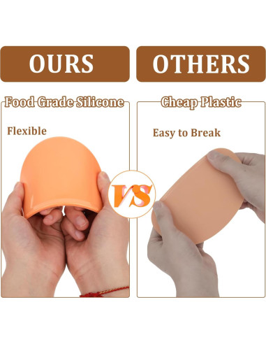 Raspador de Silicona Flexible Molain 3 Piezas 15.8x10.5cm