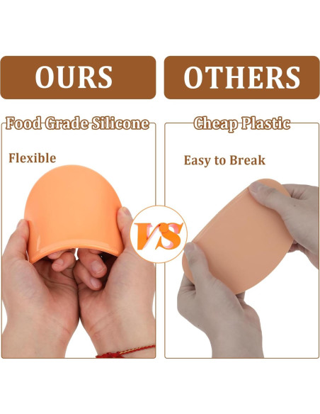 Raspador de Silicona Flexible Molain 3 Piezas 15.8x10.5cm