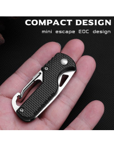 Cortador de Cajas ITOKEY EDC Plegable 10.8cm con Gancho 2