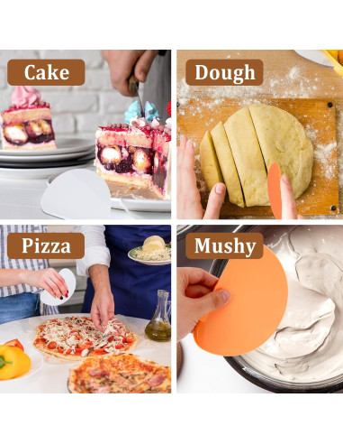 Raspador de Silicona Flexible Molain 3 Piezas 15.8x10.5cm