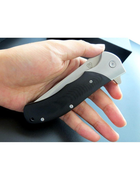 Cuchillo Plegable Eafengrow EF5 de Acero Inoxidable 9Cr18Mov