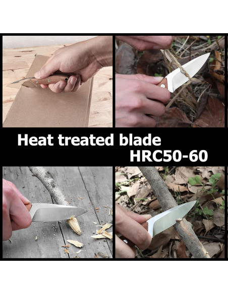 Cuchillo de hoja fija compacto DURATECH 15.24 cm EDC camping