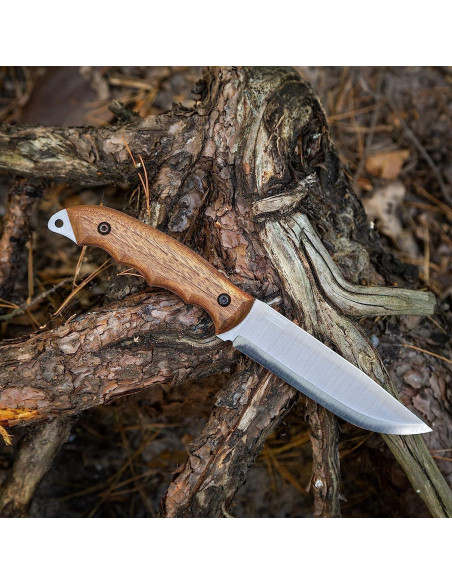 Cuchillo de Camping BPS HK5 CSH para Zurdos - Acero al Carbono