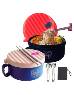 Tazón de Ramen AI LOVE PEACE Apto Microondas 1.13 kg