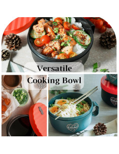 Tazón de Ramen AI LOVE PEACE Apto Microondas 1.13 kg 2