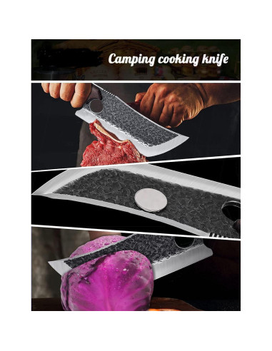 Cuchillo de Carne Moontay 20.3 cm Acero Aleado Mango Pakkawood