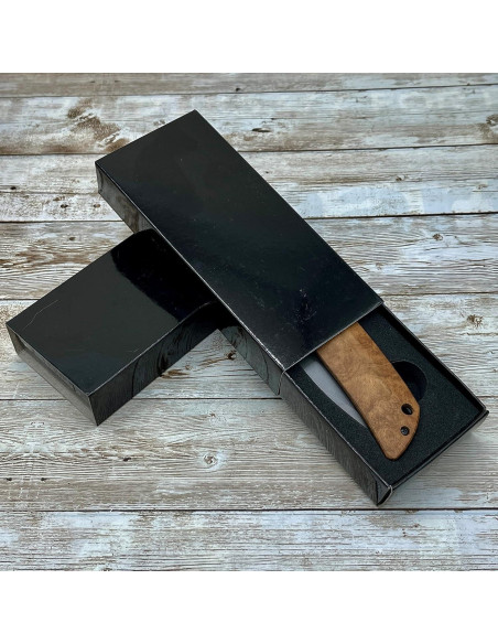 Cuchillo de bolsillo Golden Horn con mango de madera 21.6 cm