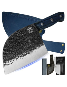 Cuchillo de Carnicero XYJ 17.78 cm Acero Alto Carbono Full Tang