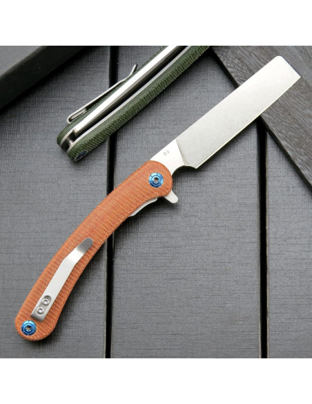 Cuchillo Plegable Eafengrow EF939 Acero D2 Mango Micarta 20cm