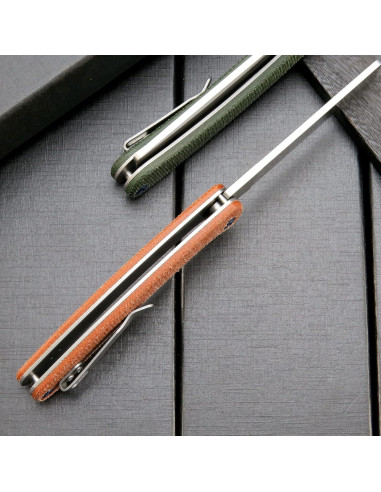 Cuchillo Plegable Eafengrow EF939 Acero D2 Mango Micarta 20cm