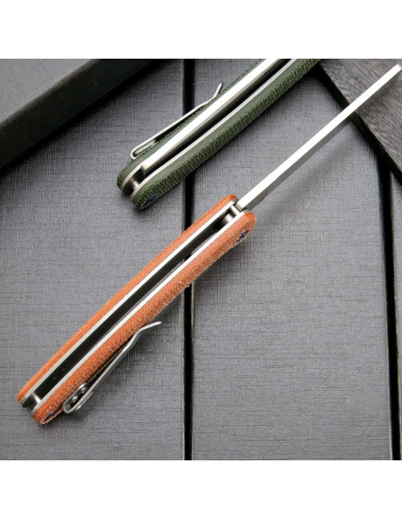 Cuchillo Plegable Eafengrow EF939 Acero D2 Mango Micarta 20cm