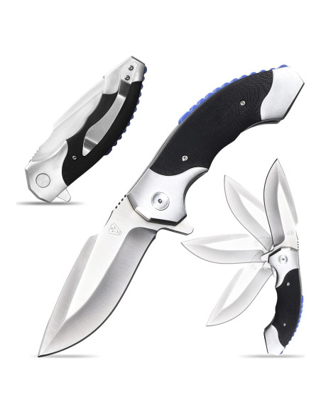 Cuchillo Plegable Eafengrow EF15 9Cr18Mov 9.7 cm Hoja G10