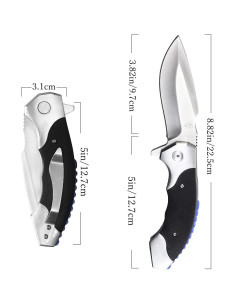 Cuchillo Plegable Eafengrow EF15 9Cr18Mov 9.7 cm Hoja G10 2