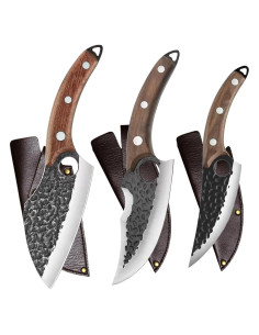 Juego de cuchillos de cocina forjados KNIFAST 6 piezas acero