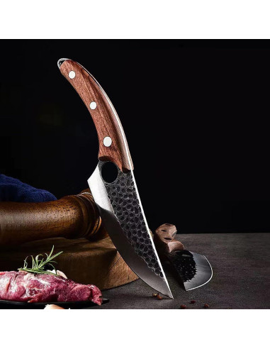 Juego de cuchillos de cocina forjados KNIFAST 6 piezas acero