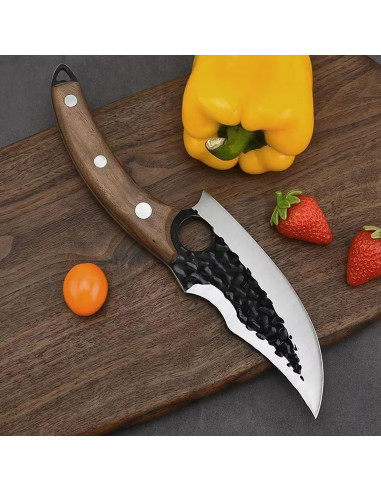 Juego de cuchillos de cocina forjados KNIFAST 6 piezas acero