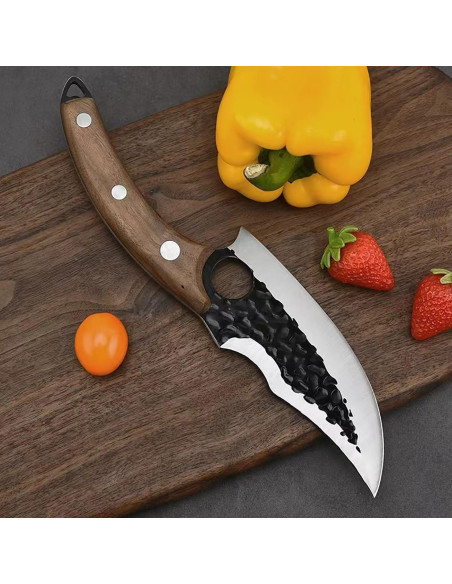 Juego de cuchillos de cocina forjados KNIFAST 6 piezas acero