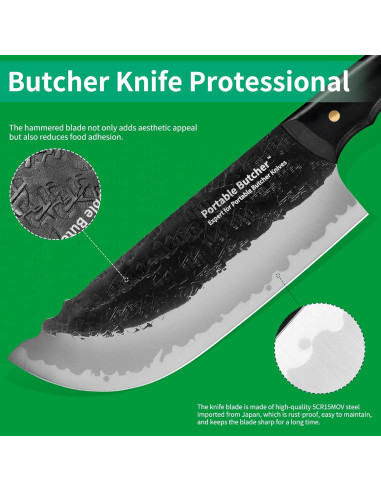 Juego de Cuchillos de Chef 12 Piezas Fullhi Forjados a Mano