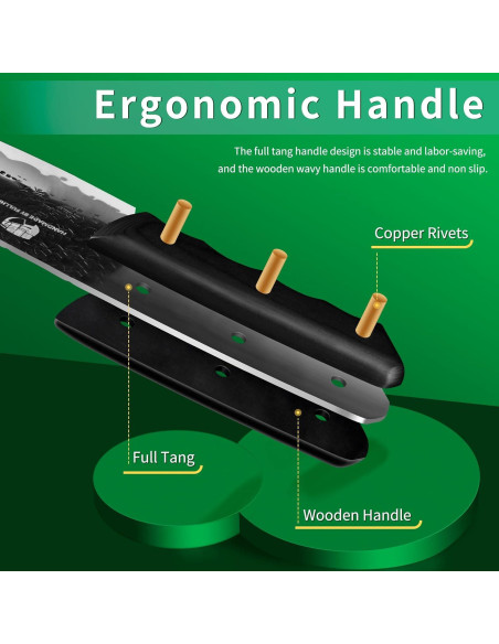 Juego de Cuchillos de Chef 12 Piezas Fullhi Forjados a Mano
