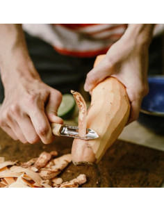 Pelador Plegable Opinel No.6 - Cuchillo de Cocina para Camping 2