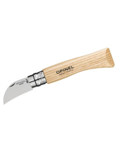 Cuchillo Plegable OPINEL No.7 de Castañas y Ajo, Acero Inoxidable