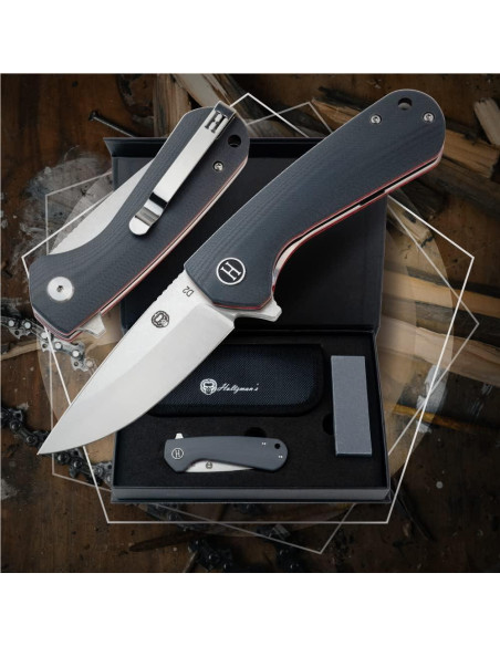 Cuchillo Plegable de Supervivencia Holtzman La Salvaje 16.36cm