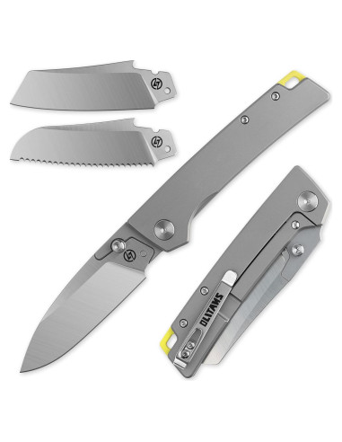 Cuchillo Plegable OLITANS T024 con Cuchillas Reemplazables