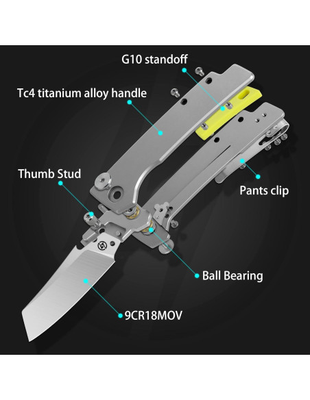 Cuchillo Plegable OLITANS T024 con Cuchillas Reemplazables