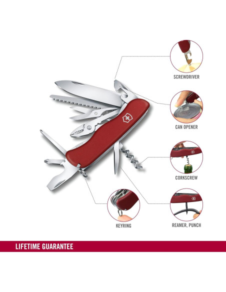 Cuchillo Suizo Victorinox Héroes 18 Funciones Rojo