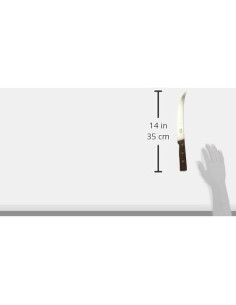 Cuchillo de Romper Curvado Victorinox 20 cm Mango Madera 2