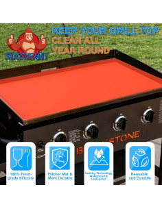 Mat de Silicona 91 cm VBAGRSO para Plancha Blackstone 2