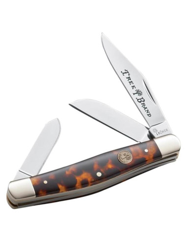 Cuchillo de Caza Boker Stockman Imitación Tortuga 10.16 cm