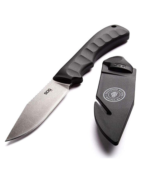 Cuchillo de Supervivencia SOG Ace con Funda Negra 21.8 cm