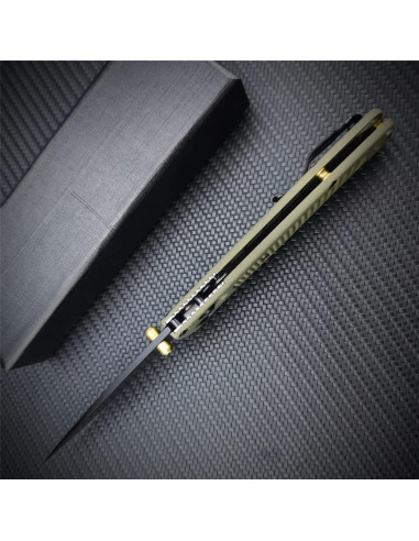 Cuchillo Plegable Axis Lock Generies 18.8CM Verde Ligero