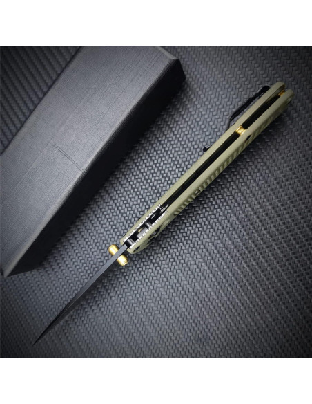 Cuchillo Plegable Axis Lock Generies 18.8CM Verde Ligero