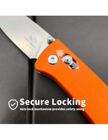 Cuchillo EDC FreeTiger FT2103 Plegable D2 8.51 cm Naranja