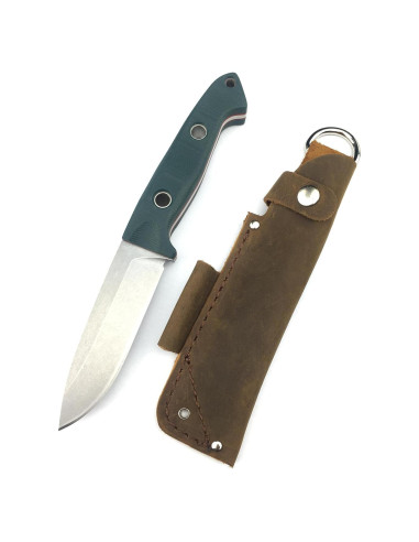 Cuchillo de Caza HUAAO Buschcrafter 162 23.1 cm con Funda